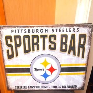 NFL Pittsburgh Steelers Metal Sign